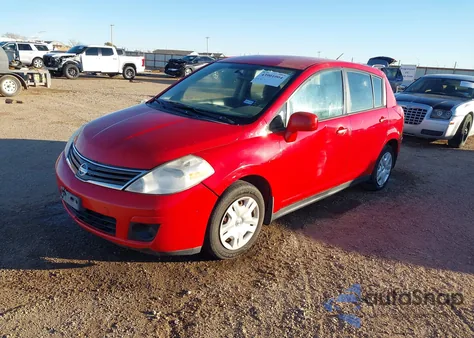 2010 Nissan Versa 1.8S z USA, uszkodzony, nr VIN 3N1BC1CP0AL423621